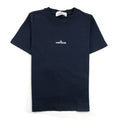 Stone Island Junior Back Compass Logo T-Shirt Navy