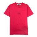 Stone Island Junior Back Digital Compass Logo T-Shirt Red