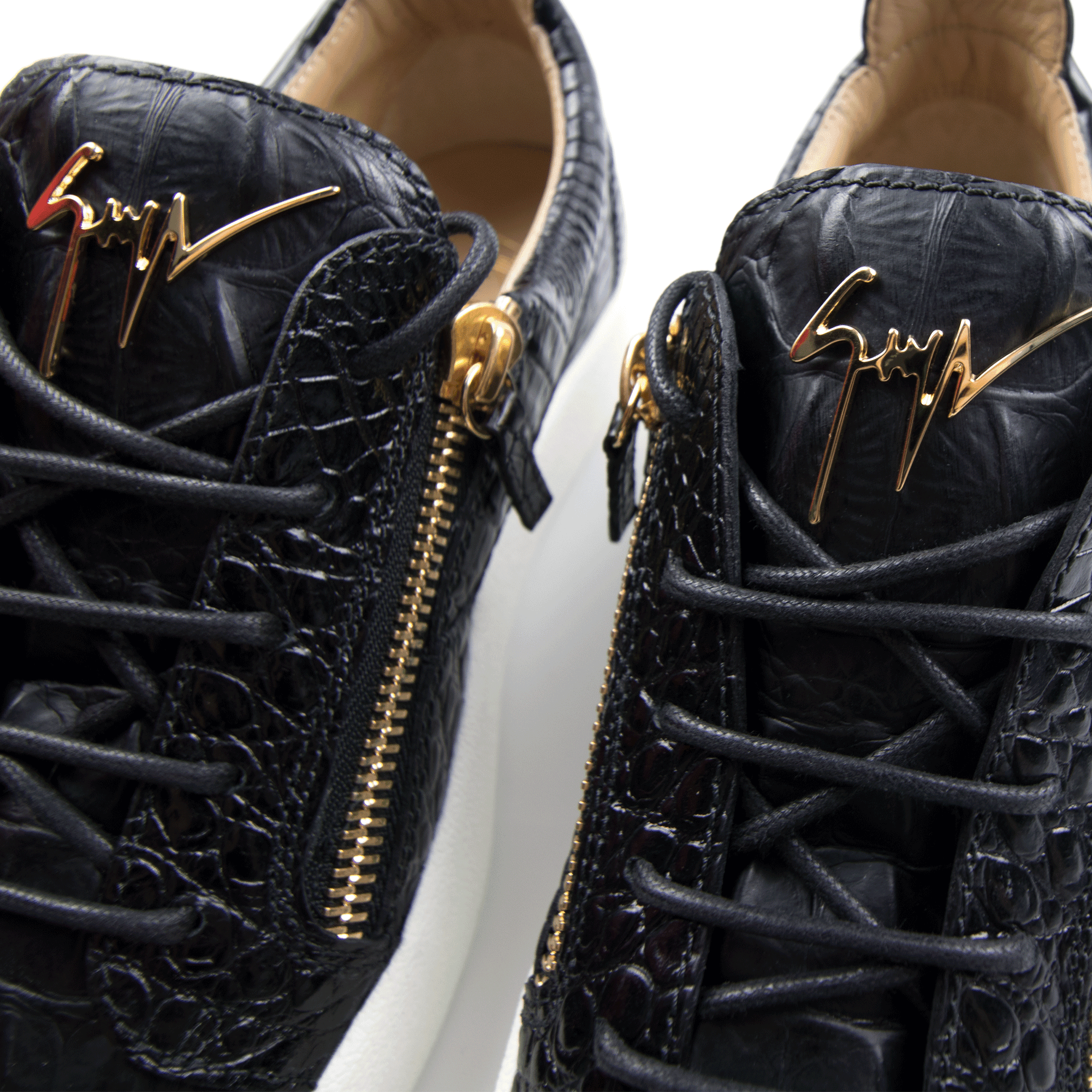 Giuseppe Zanotti May Lond Schafla Black/White