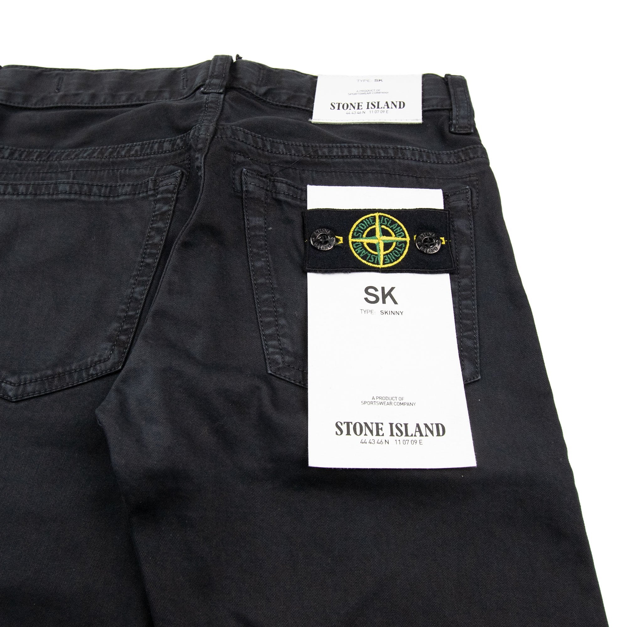 Stone Island Junior SK Chino Black