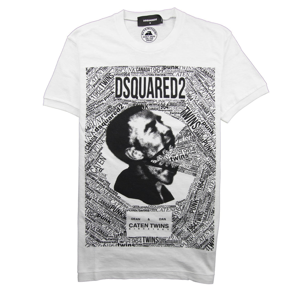 Dsquared2 Caten Twins Mouth Tee White