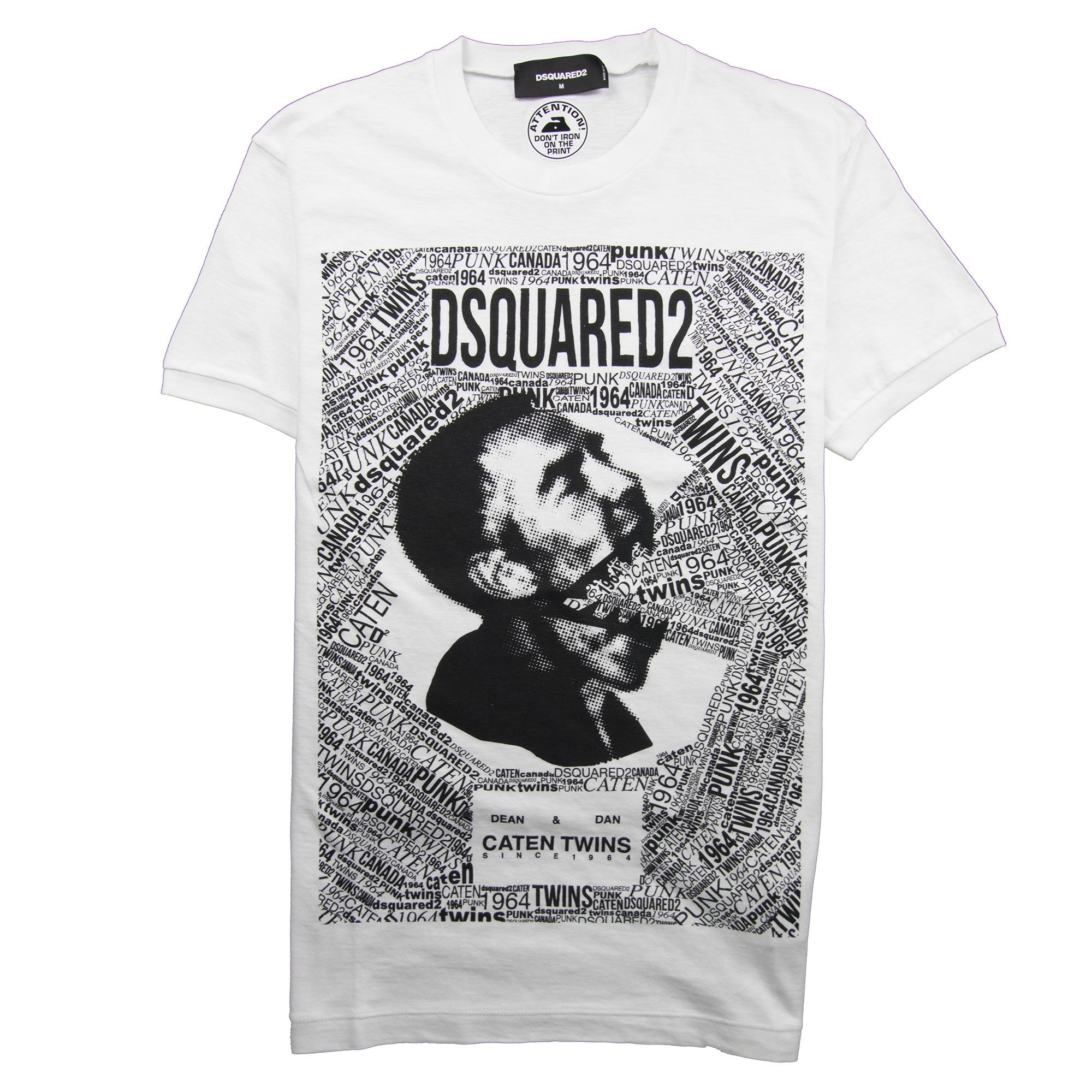 Dsquared2 Caten Twins Mouth Tee White