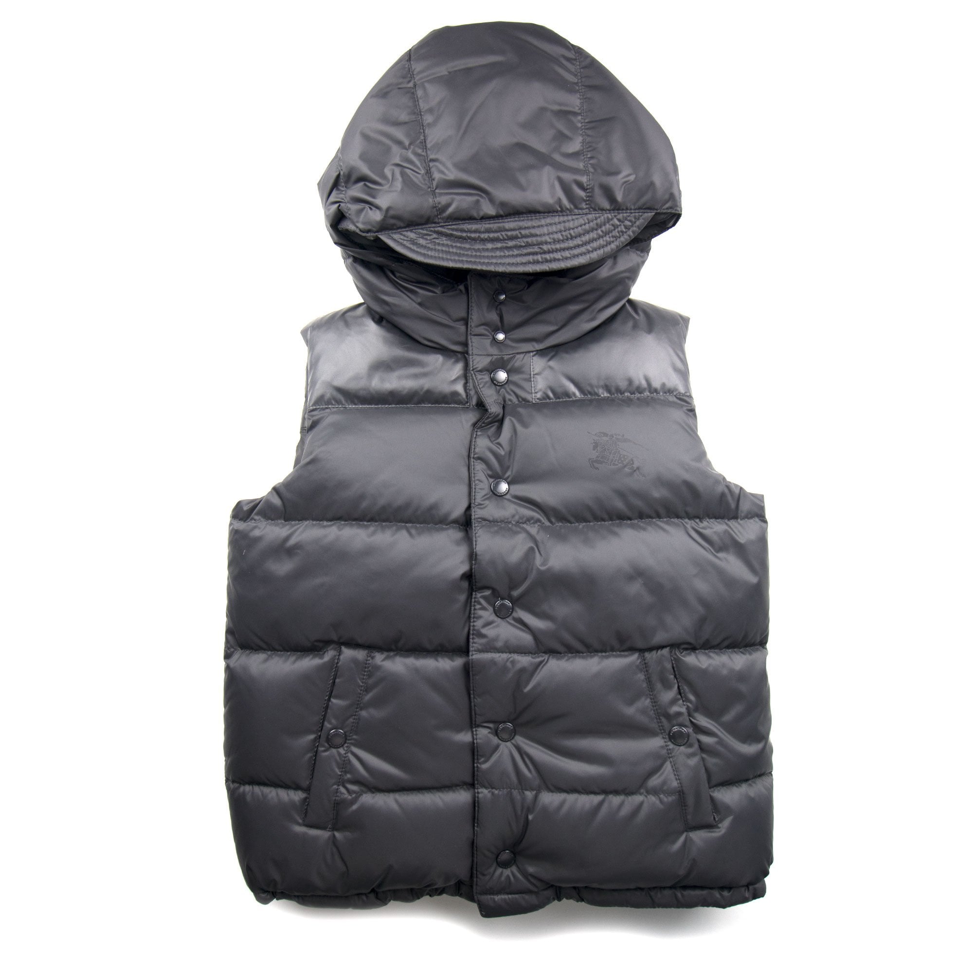 Burberry Children Skye Gilet Reversible Black/Grey