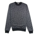 Christian Dior Letters All Over Print Sweatshirt Black
