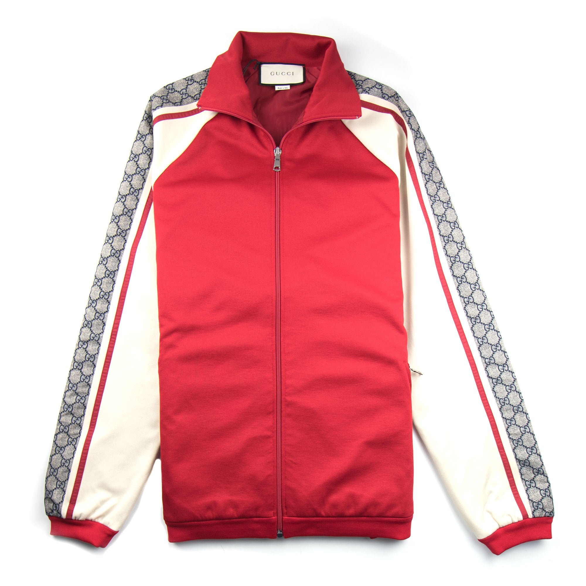 Gucci Oversize Technical Jersey Zip Track Top Red | ONU – Onu