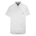 Love Moschino Short Sleeve Shirt Pocket Badge White