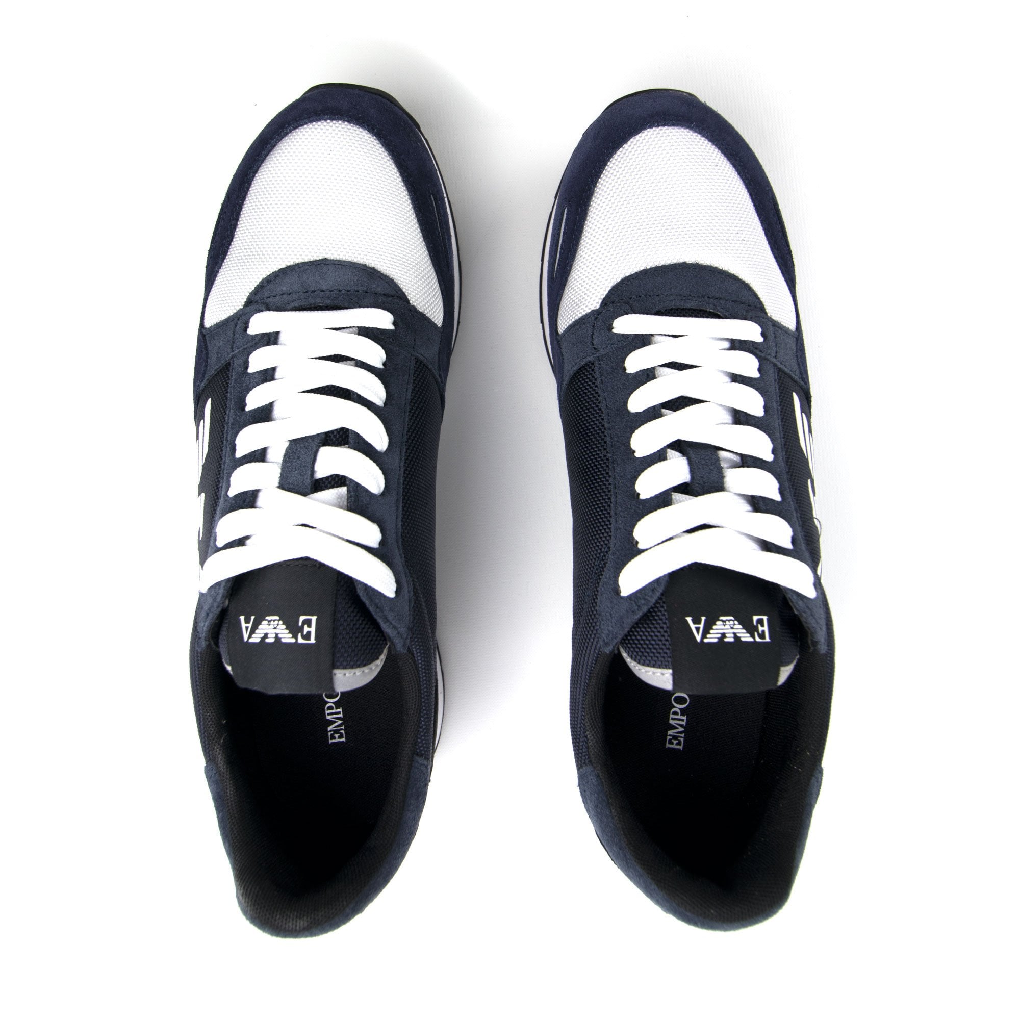 Emporio Armani Runner Eagle Shoe Blue