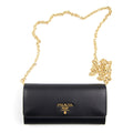 Prada Saffiano Leather Mini-Bag Black