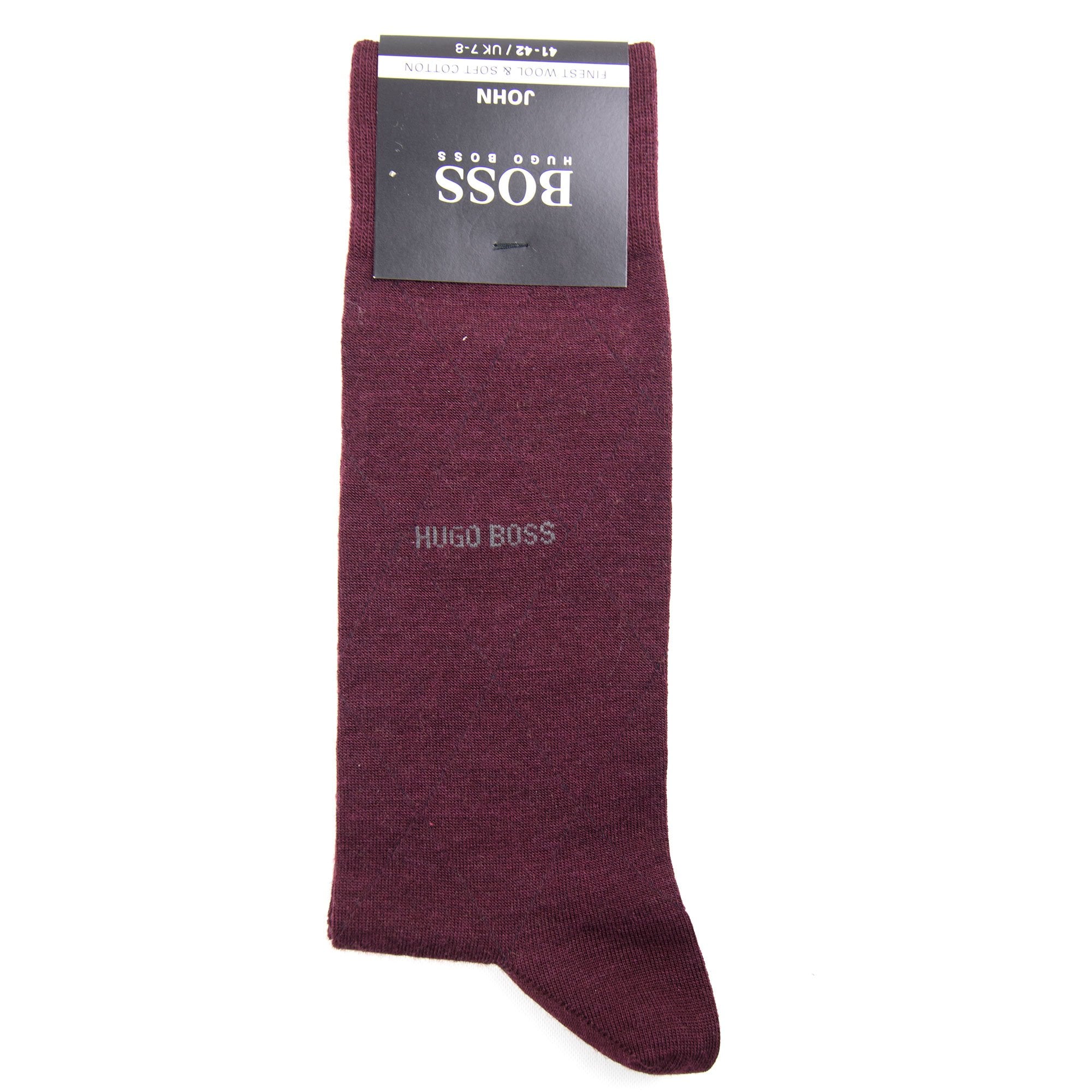 Hugo Boss John Socks Wool/Cotton Wine