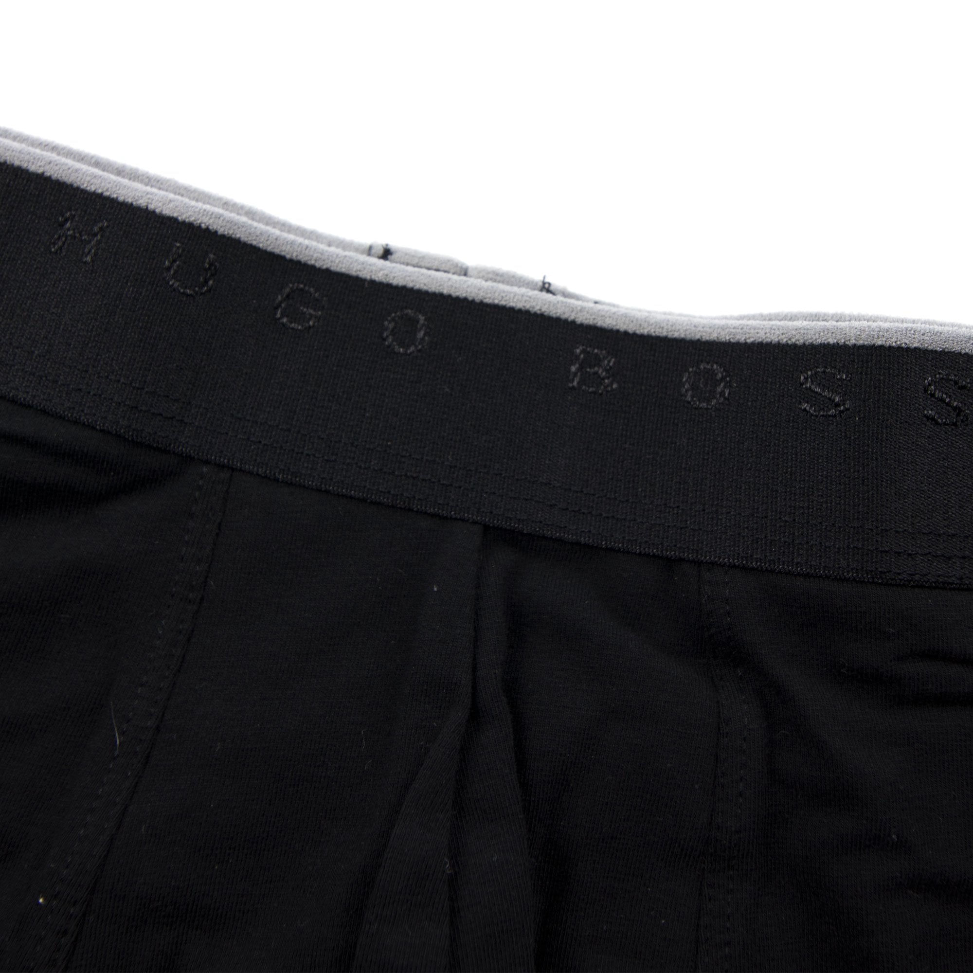 Hugo Boss Premium Cotton Stretch Boxer Shorts 2 Pack Black