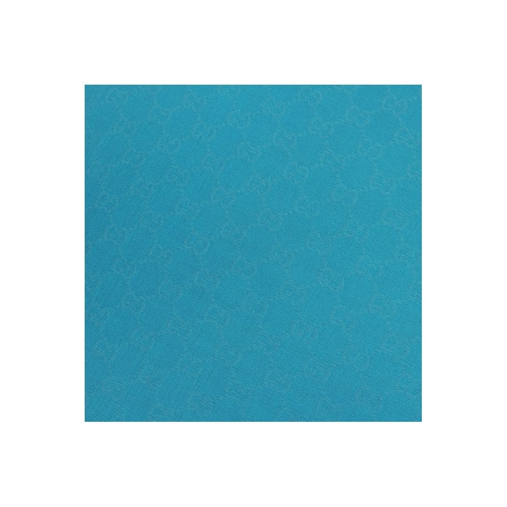 Gucci Junior GG Cotton Shawl Blue