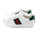 Gucci Junior Ace Leather Sneaker White