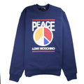 Love Moschino Peace Love Sweatshirt Blue