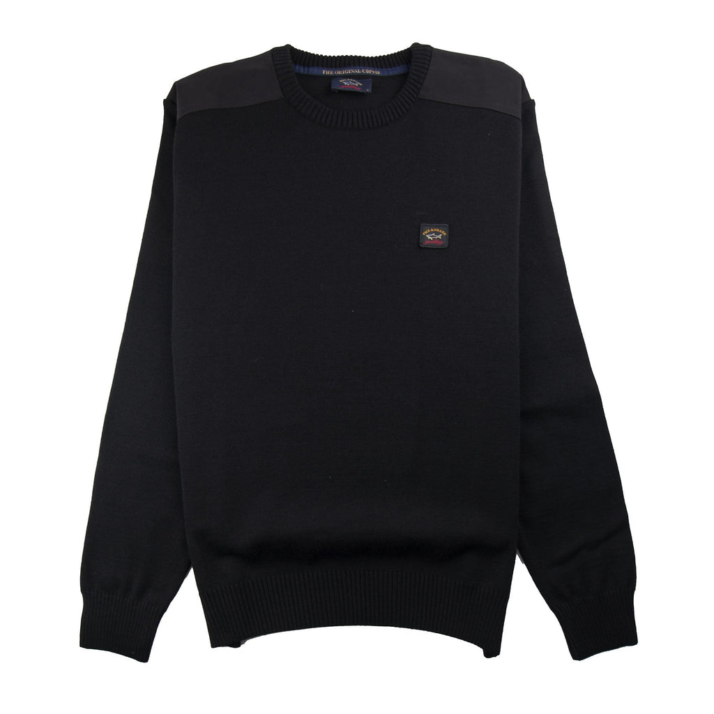 Paul And Shark Knitted Jumper Black