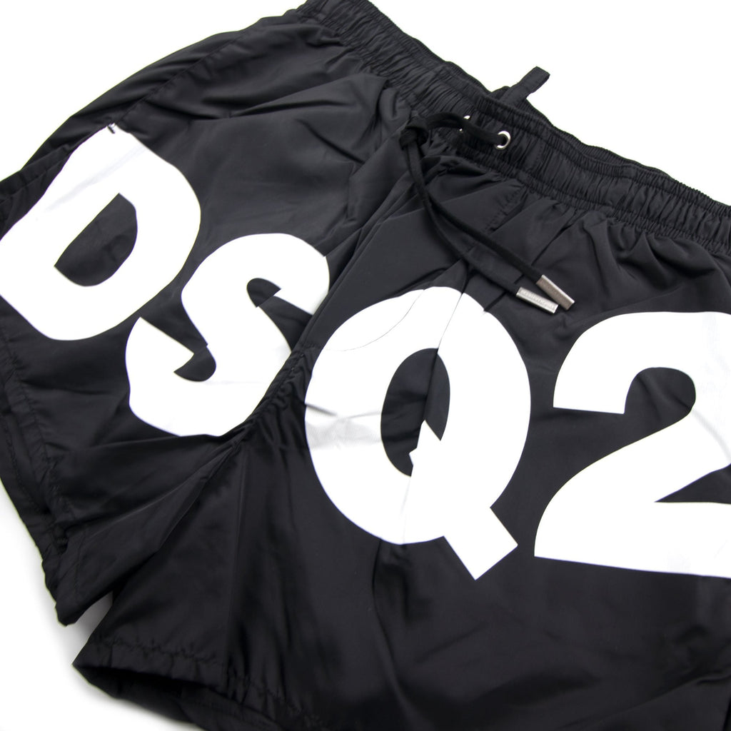 Dsquared2 DSQ2 Swim Shorts Black/White