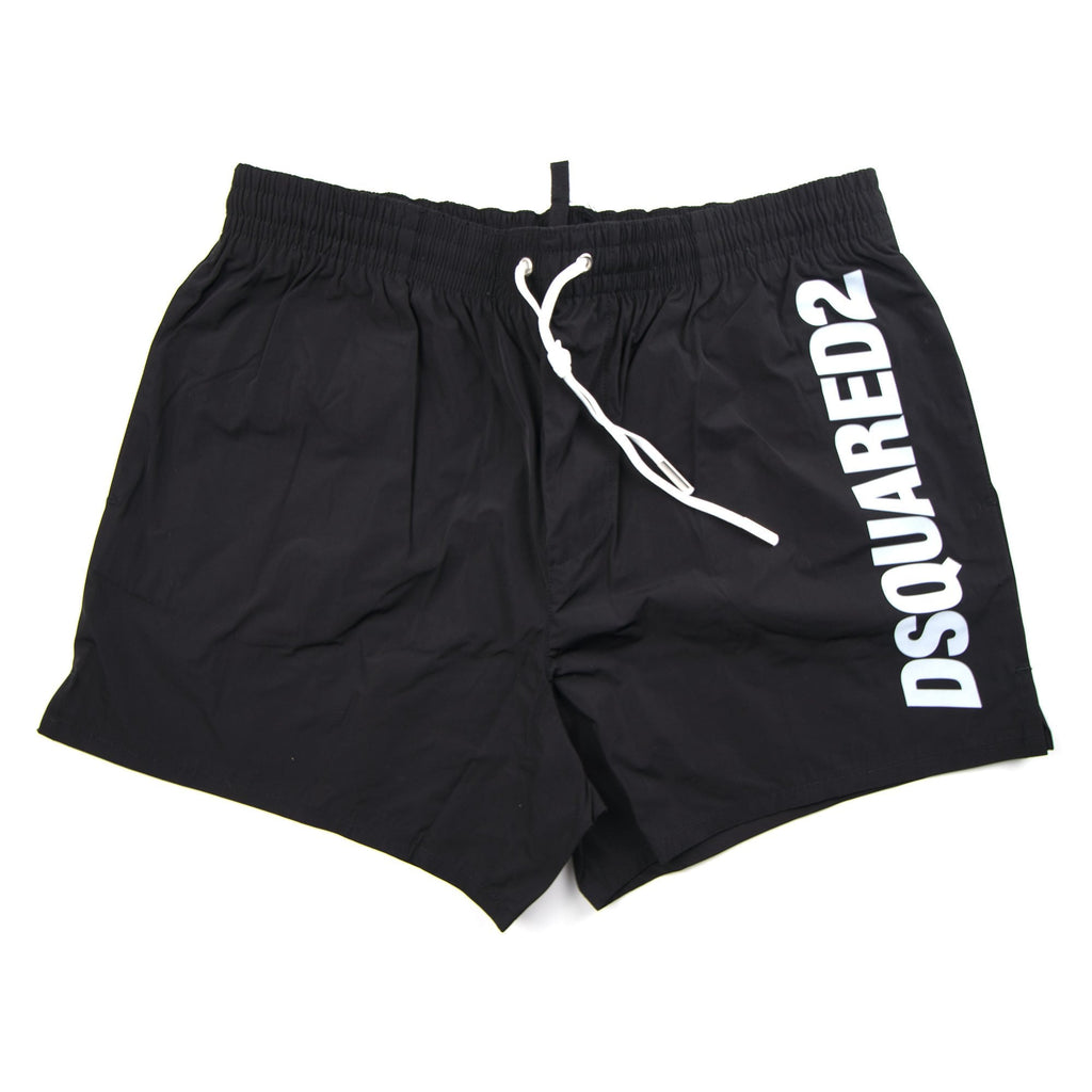 Dsquared2 Side Logo Swim Short Black/Sliver