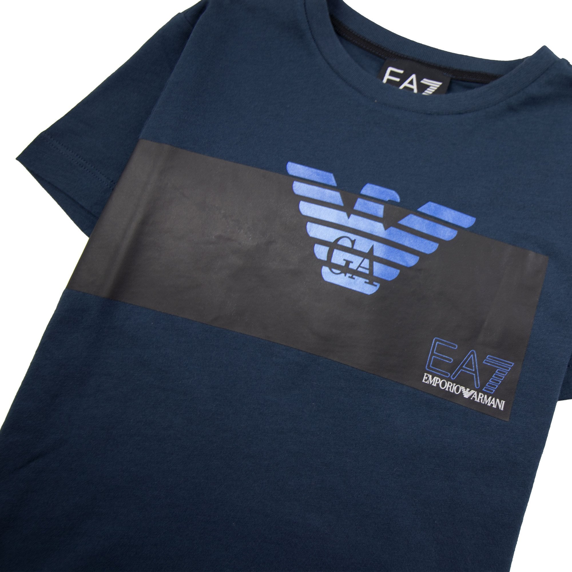 Emporio Armani EA7 Junior Eagle Tee Blue