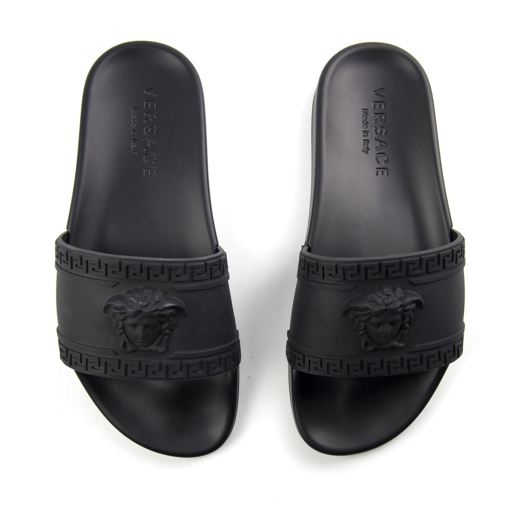 Versace Pool Sliders Black