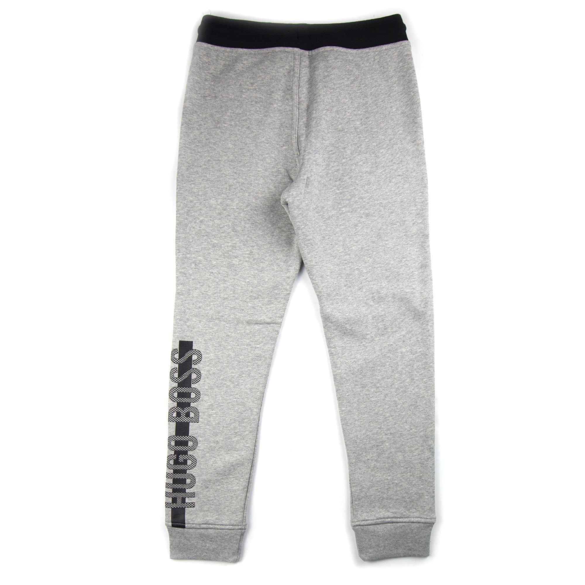 Hugo Boss Kids Track Bottoms Rubber Logo Grey/Black