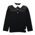 Hugo Boss Kids Chest Writing Long Sleeve Polo Black