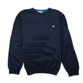 Armani Junior Eagle Knitted Jumper Navy