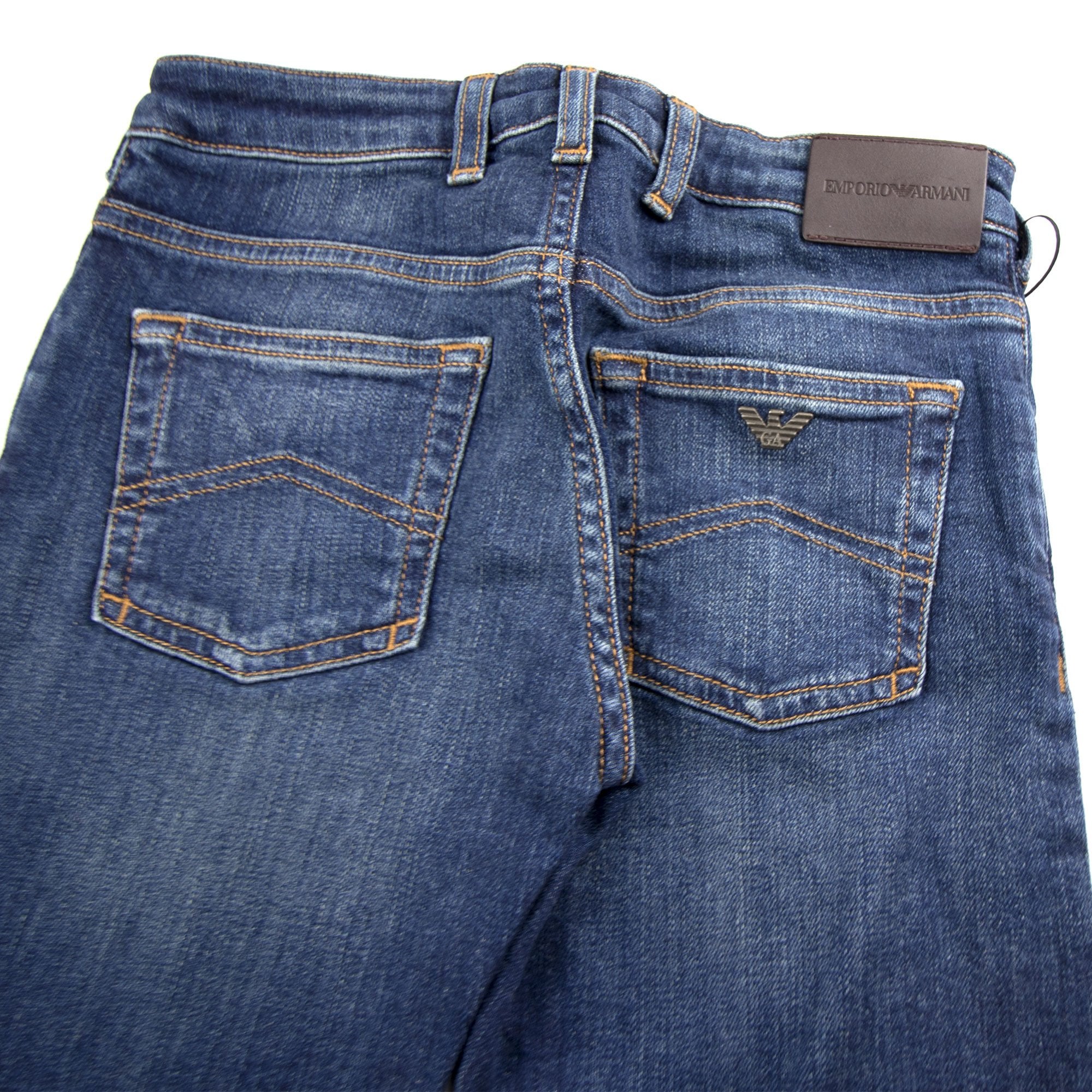 Emporio Armani Jnr Mid Wash Denim