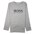 Hugo Boss Kids Chest Logo Long Sleeve T-Shirt Light Grey