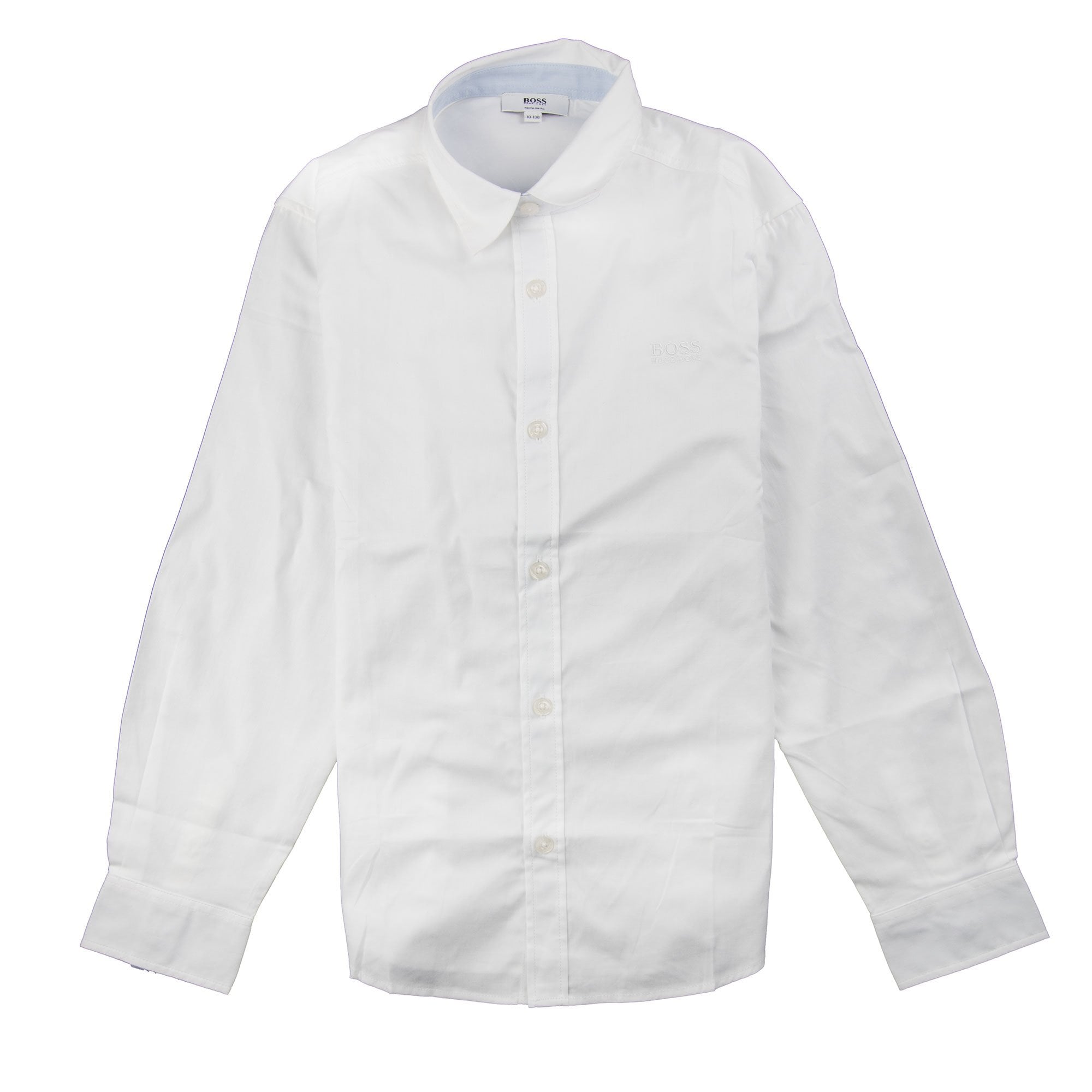 Hugo Boss Kids Long Sleeve Shirt White