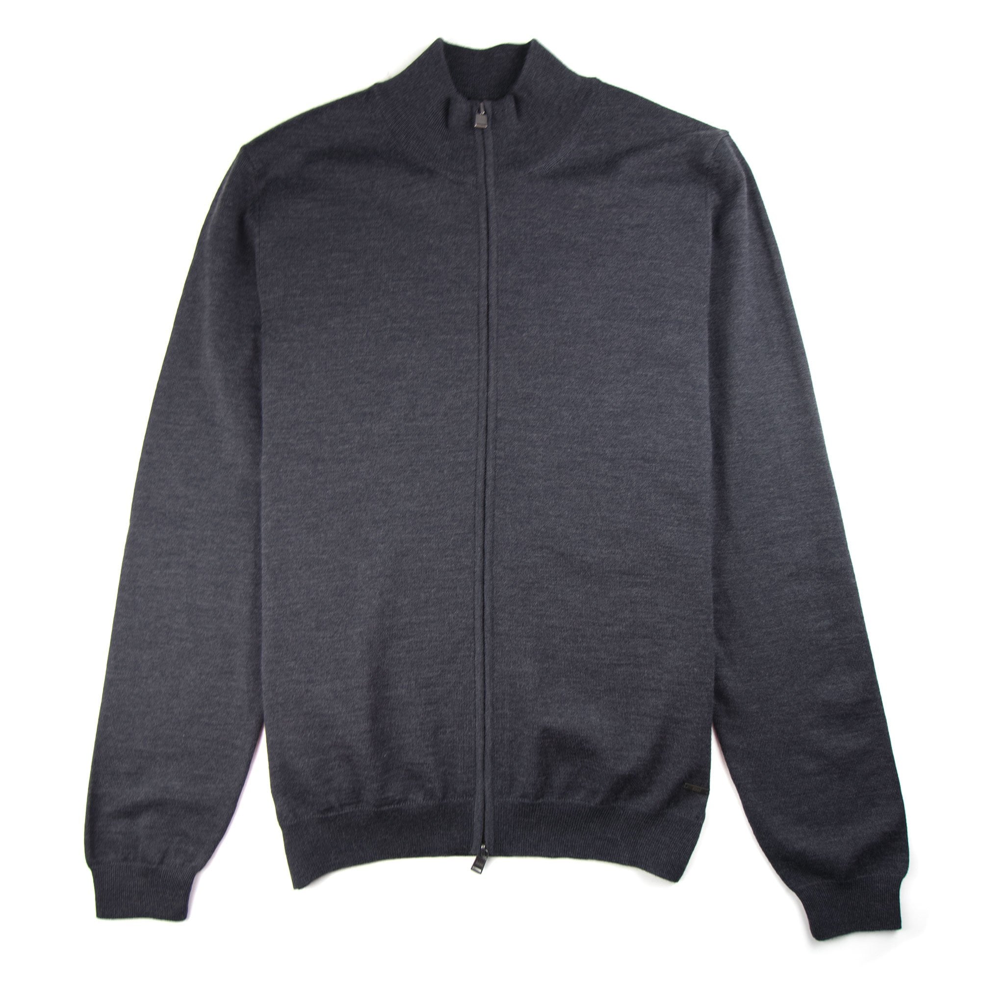 Hugo Boss Balonso Full Zip Jumper Dark Grey