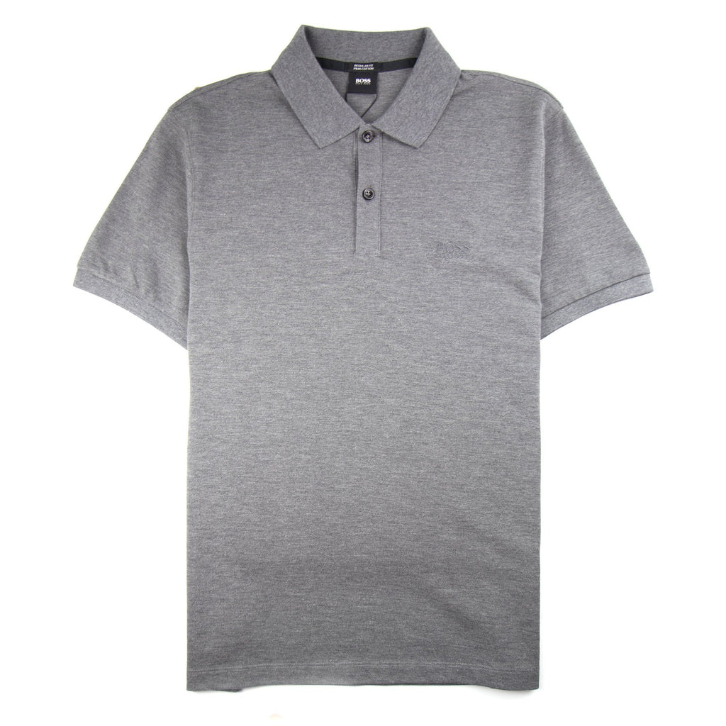 Hugo Boss Pallas Short Sleeve Polo Shirt Dark Grey