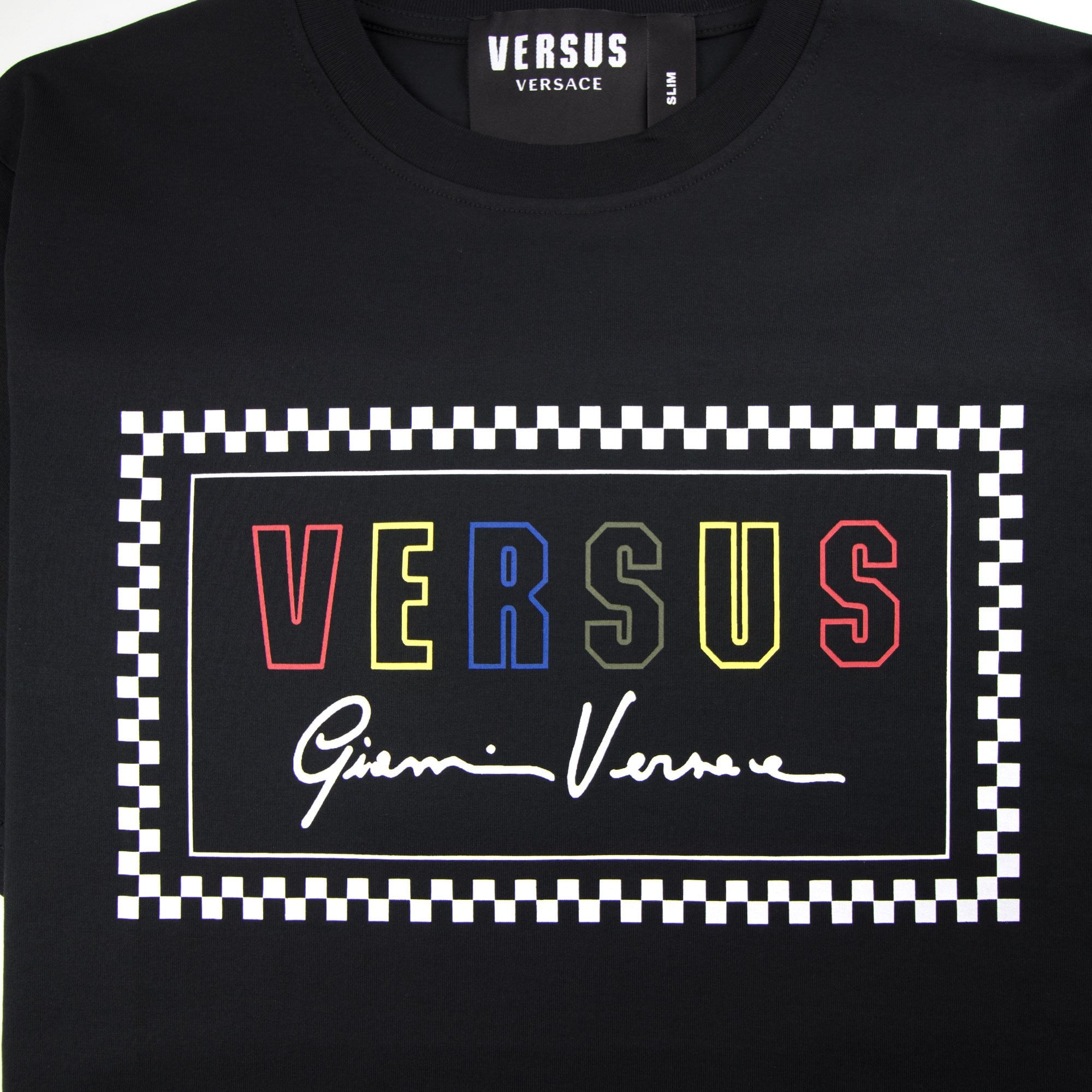 Versace Versus 90's Logo T-Shirt Black/Multi