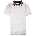 Gucci Junior Collar Logo Polo Shirt Grey