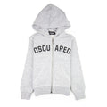 Dsquared2 Kids Logo Print Zip Up Logo Grey