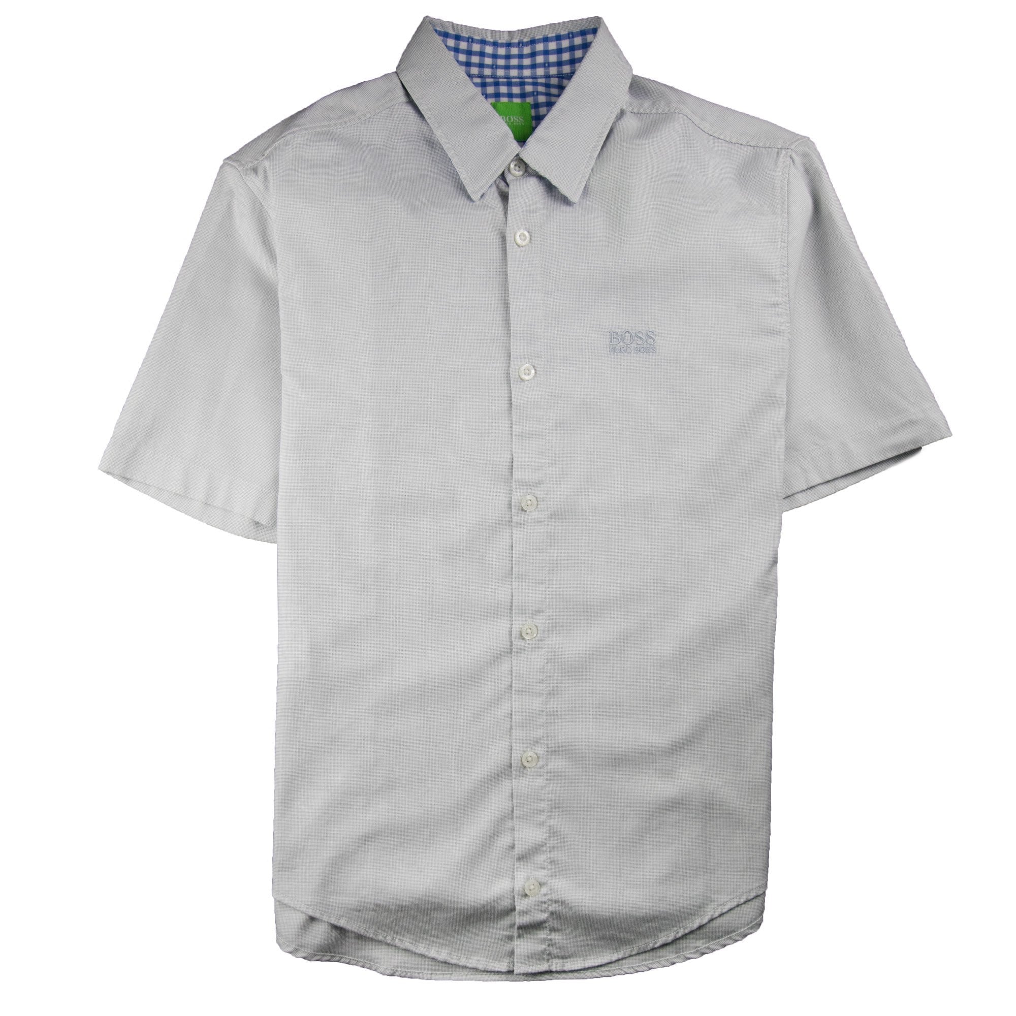 Hugo Boss C-Busterino Short Sleeve Shirt Light Grey