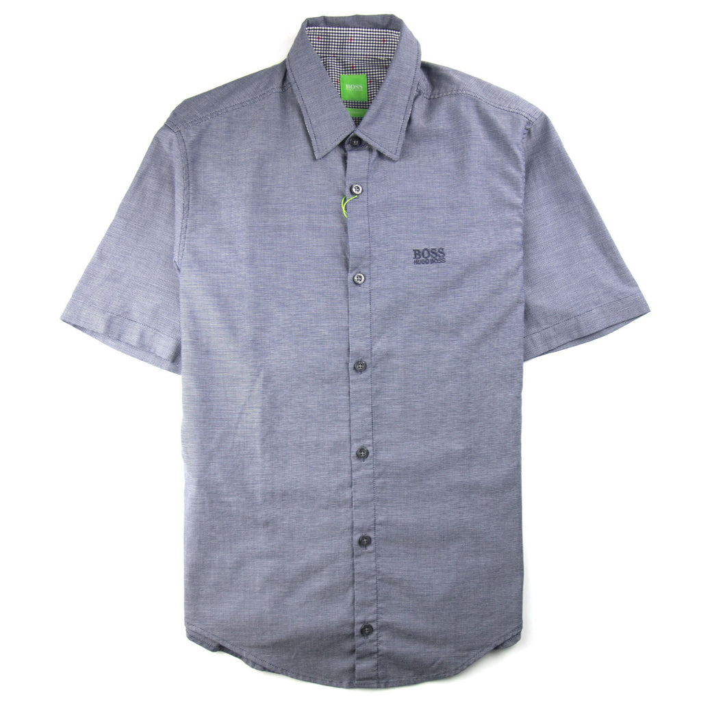 Hugo Boss C-Busterino Short Sleeve Shirt Dark Grey