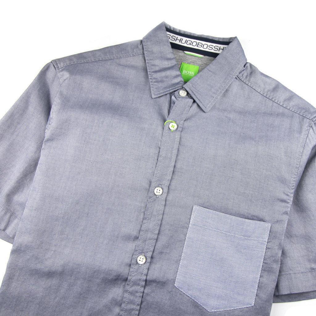Hugo Boss Baloy Short Sleeve Shirt Dark Grey