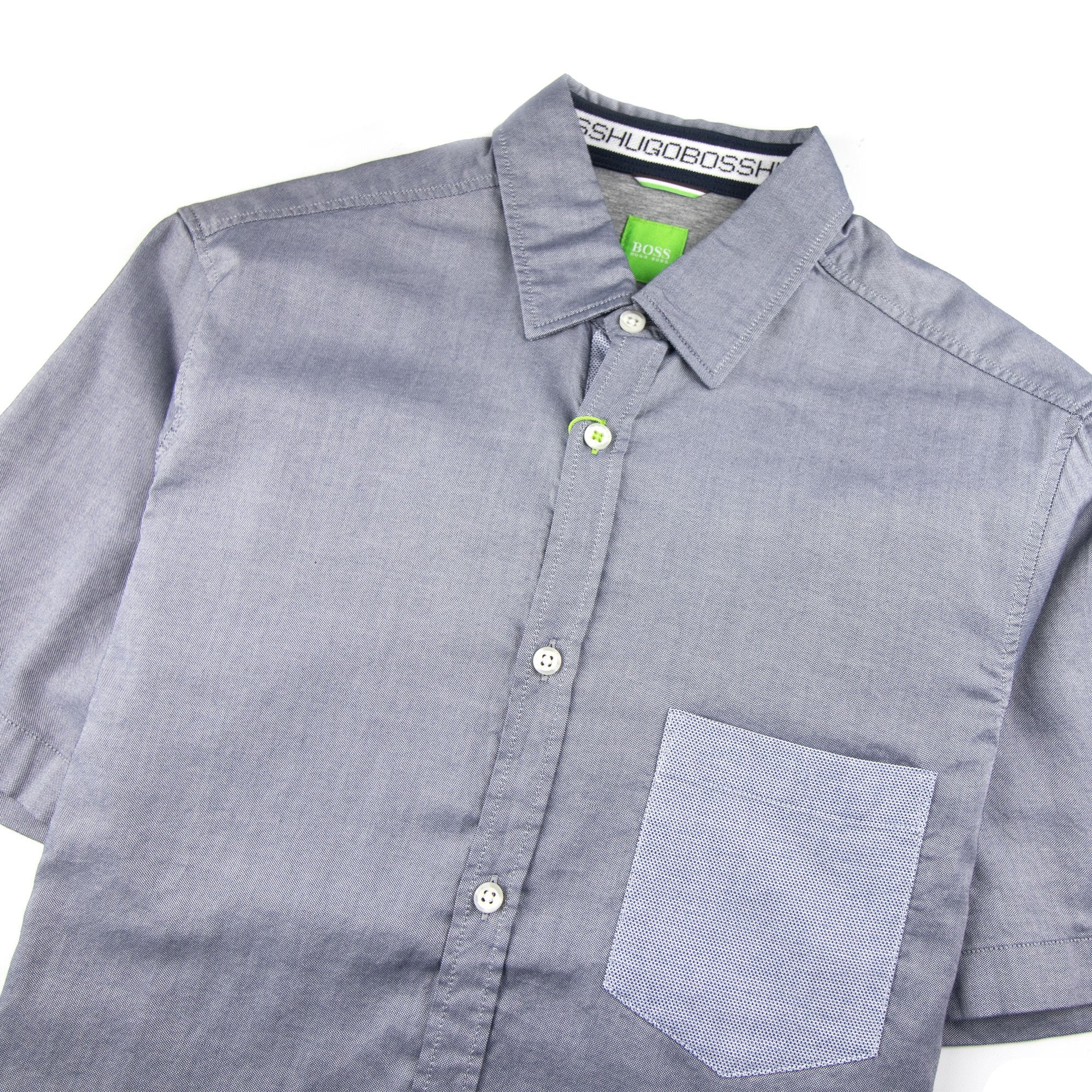 Hugo Boss Baloy Short Sleeve Shirt Dark Grey
