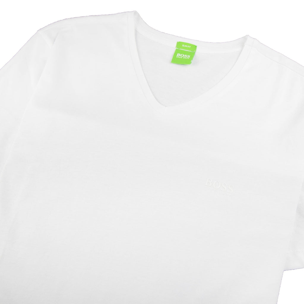 Hugo Boss C-Canistro 80 V Neck T-Shirt White