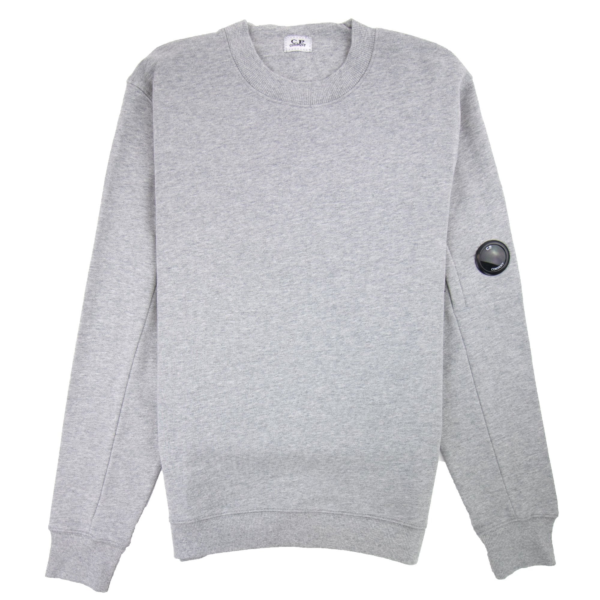 CP Company Diagonal Fleece Lens Sweatshirt Light Grey | ONU – Onu