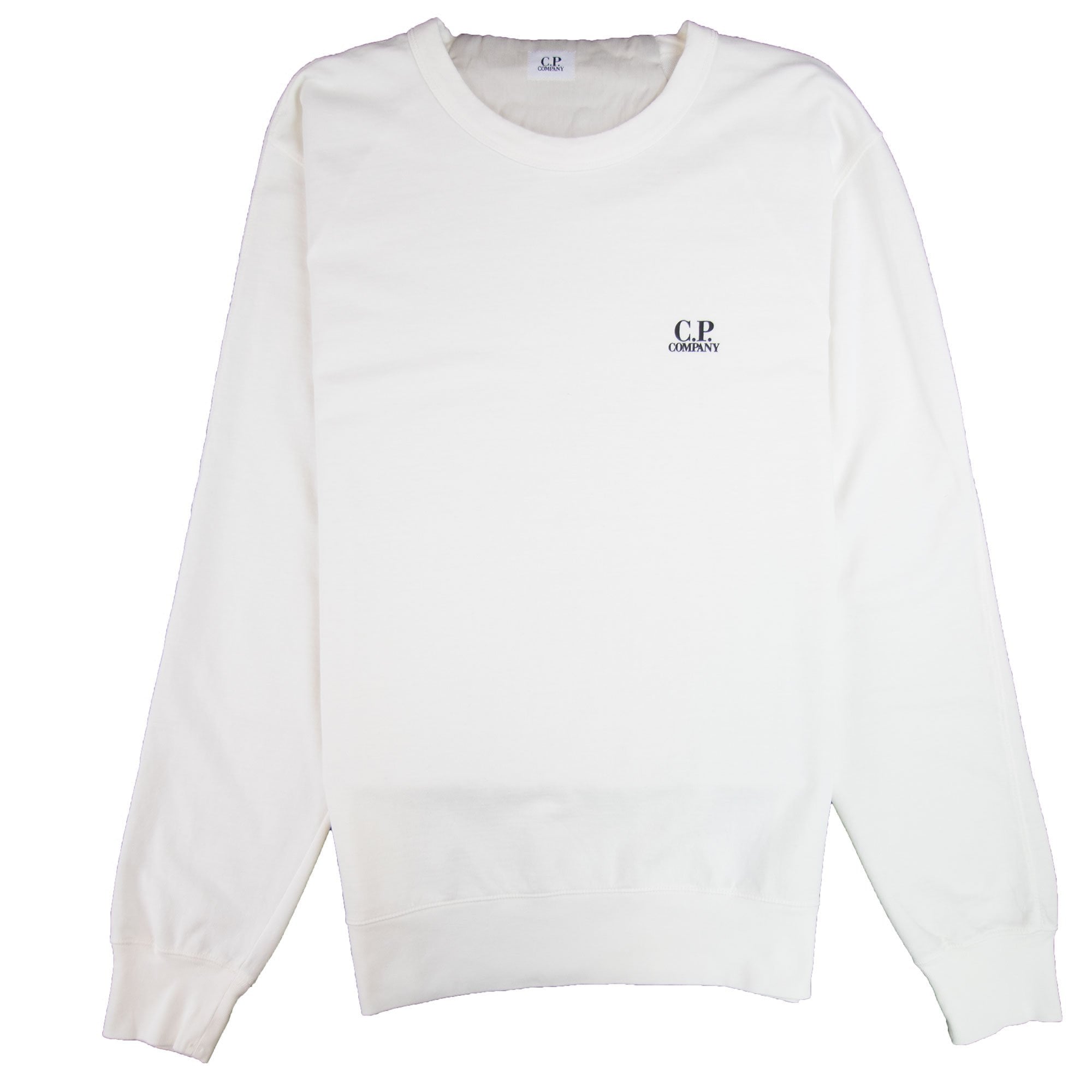 CP Company Chest Logo Sweatshirt White