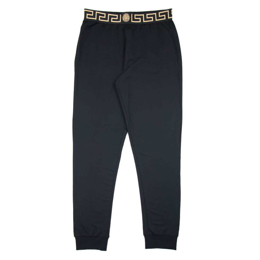 Versace Medusa Waist Band Track Bottoms Black