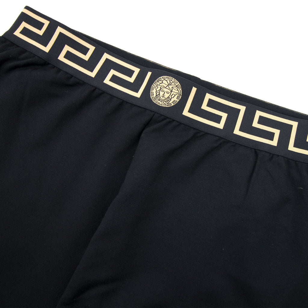 Versace Medusa Waist Band Track Bottoms Black