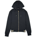 Versace Medusa Waist Band Zip Hoody Black