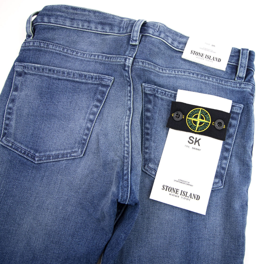 Stone Island Junior Sk Used Wash Jeans Denim