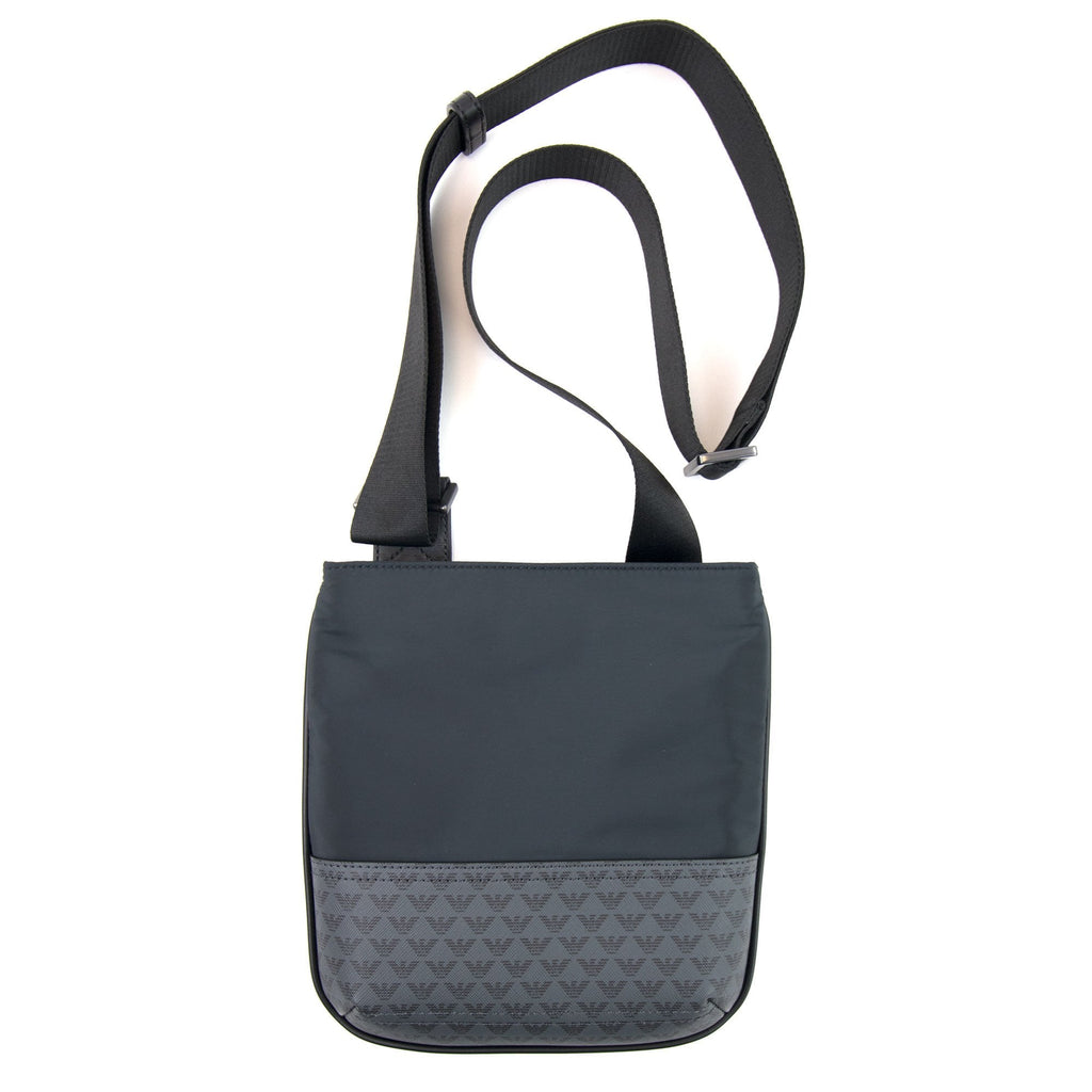 Armani Jeans Logo Print Small Item Bag Navy/black