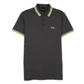 Hugo Boss Paddy Short Sleeve Polo Shirt Grey/Lime Green