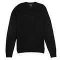 Armani Jeans Embossed Logo Lightweight Sweatshirt Nero