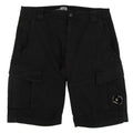 CP Company Bermuda Cargo Stretch Gabardine Shorts Black 999