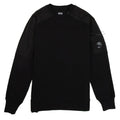 CP Company Nylon Mix Arm Lens Zip Sweatshirt Black 999