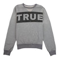 True Religion True Camo Rubber Print Sweatshirt Grey Marl